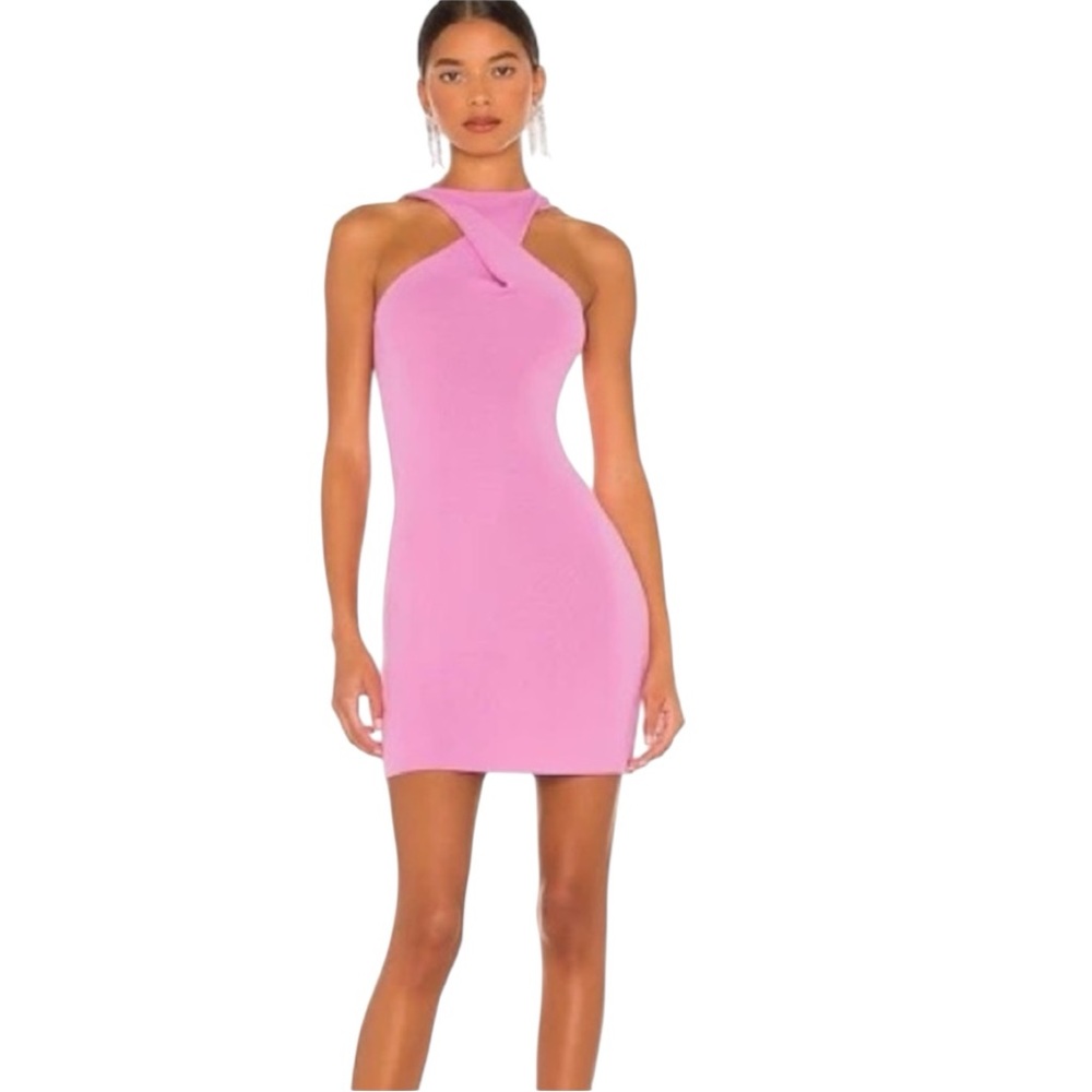 ATOIR Revolve Whitehaven Knit Mini Dress in Prism Pink